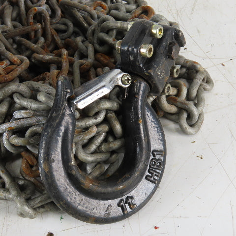 KoneCranes KM Series II 1 Ton Manual Chain Hoist 11" Lift 7' Hand Wheel Chain