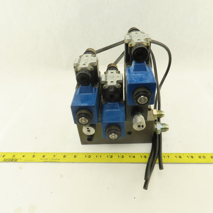 Vickers DG4L-3-2C-PL2-H-11 Hydraulic Regulated Manifold Solenoid Valve Assembly