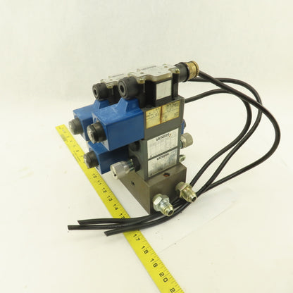Vickers DG4L-3-2C-PL2-H-11 Hydraulic Regulated Manifold Solenoid Valve Assembly