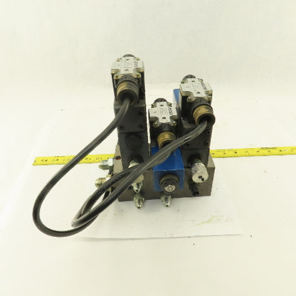 Vickers DG4L-3-2C-PL2-H-11 Hydraulic Regulated Manifold Solenoid Valve Assembly