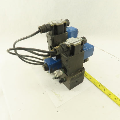 Vickers DG4L-3-2C-PL2-H-11 Hydraulic Regulated Manifold Solenoid Valve Assembly