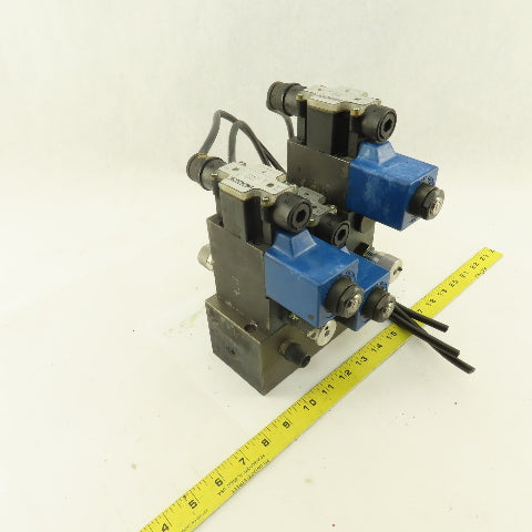 Vickers DG4L-3-2C-PL2-H-11 Hydraulic Regulated Manifold Solenoid Valve Assembly