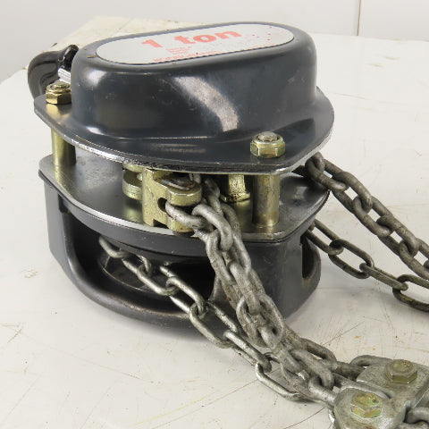 KoneCranes KM Series II 1 Ton Manual Chain Hoist 10" Lift 5' Hand Wheel Chain