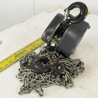 KoneCranes KM Series II 1 Ton Manual Chain Hoist 10" Lift 5' Hand Wheel Chain