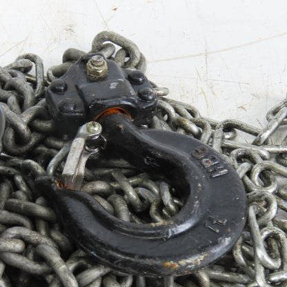 KoneCranes KM Series II 1 Ton Manual Chain Hoist 10" Lift 5' Hand Wheel Chain