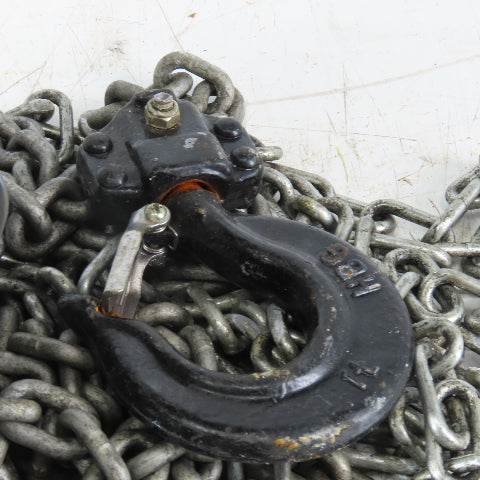 KoneCranes KM Series II 1 Ton Manual Chain Hoist 10" Lift 5' Hand Wheel Chain