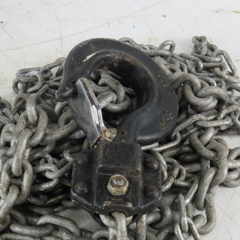 KoneCranes KM Series 1-1/2 Ton Manual Chain Hoist 12" Lift 6' Hand Wheel Chain