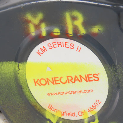 KoneCranes KM Series 1-1/2 Ton Manual Chain Hoist 12" Lift 6' Hand Wheel Chain