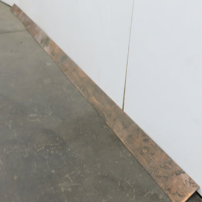 3-3/8" Wide 5/64" Thick 8' Long Flexible Red Copper Flat Strip Plate