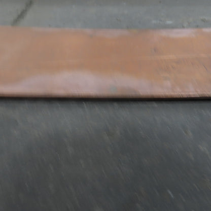 3-3/8" Wide 5/64" Thick 8' Long Flexible Red Copper Flat Strip Plate