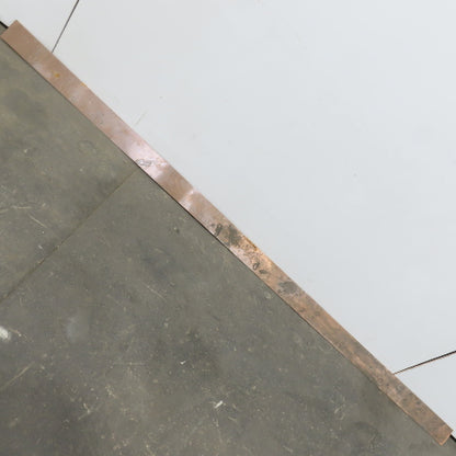 3-3/8" Wide 5/64" Thick 8' Long Flexible Red Copper Flat Strip Plate