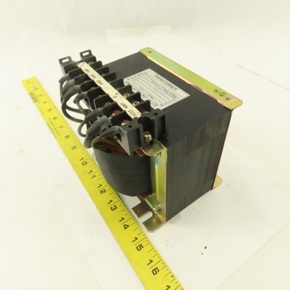 Gomi E2564-254-365 180-200/220V Pri 110/110V Sec 500VA 1Ph Transformer