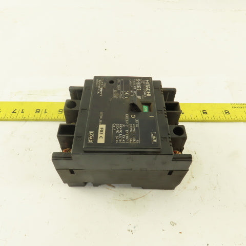 Hitachi S-50EB 50A Circuit Breaker 3 Pole 240/460V