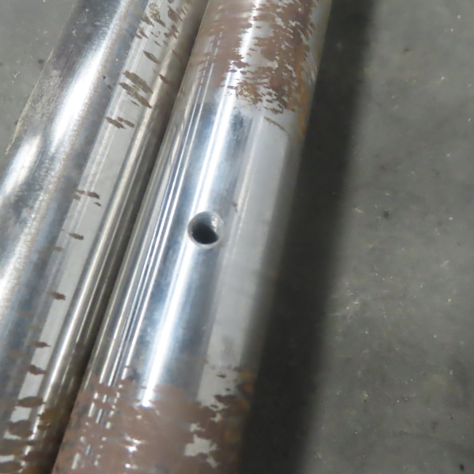 40mm x 5000mm Harden Plated Linear Rod Shaft Rail Lot of 2