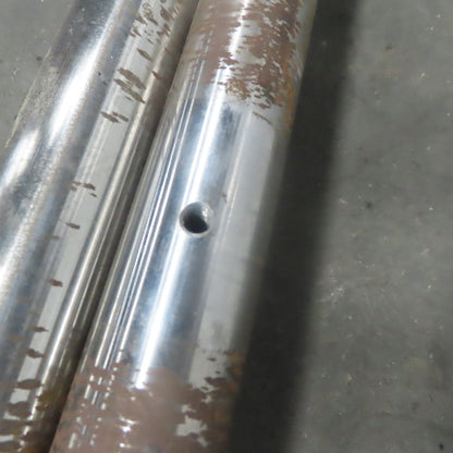 40mm x 5000mm Harden Plated Linear Rod Shaft Rail Lot of 2