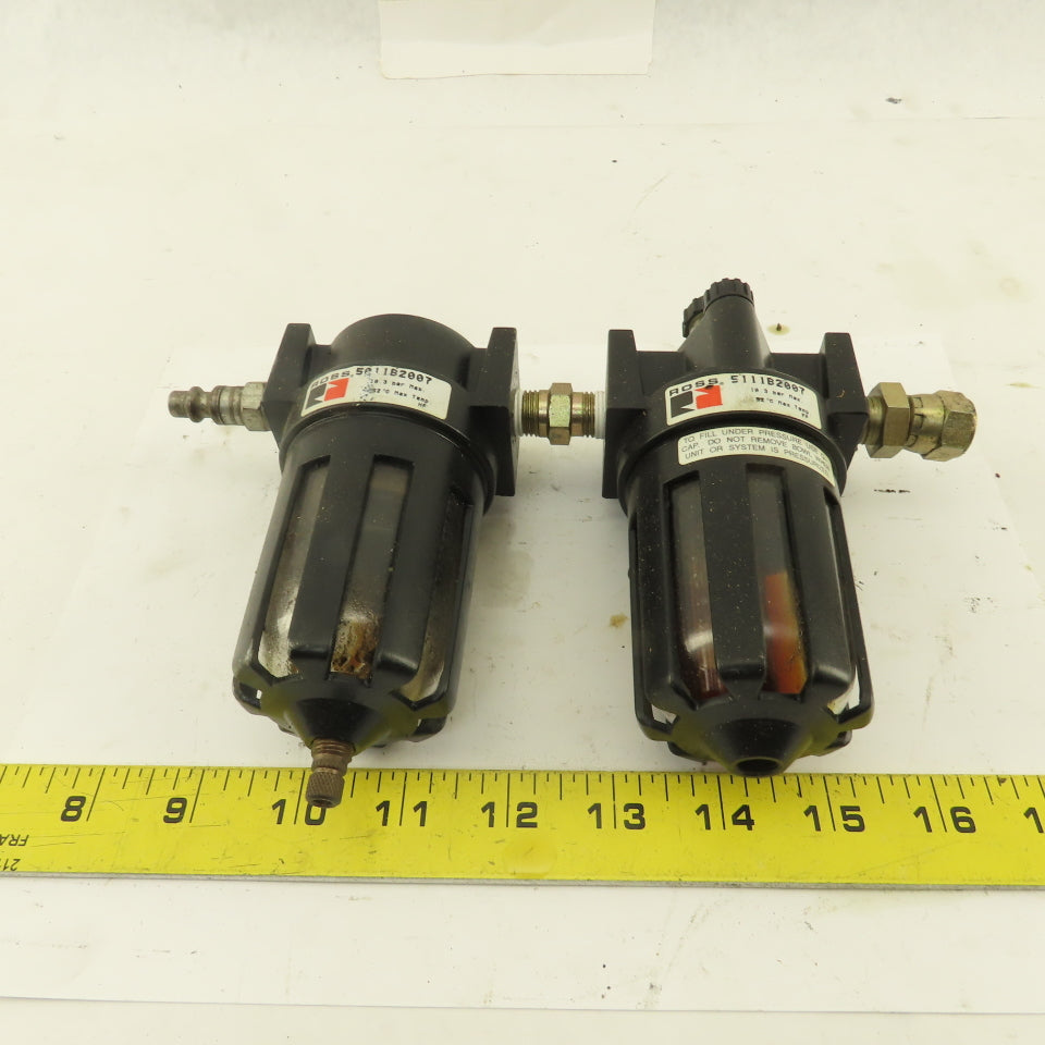 Ross 5011B2007 Compressed Air Inline Filter Lubricator 1/4" NPT
