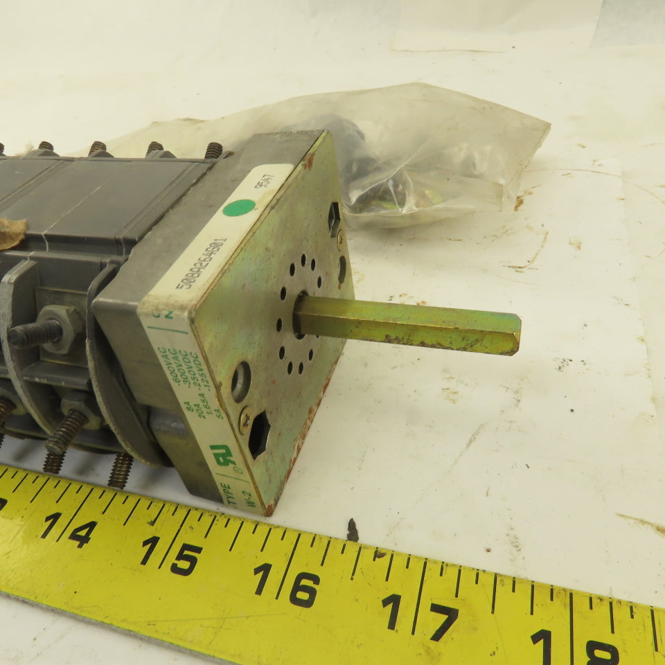Electroswitch 508A264G01 Type W2 600VAC Multi Contact Switch