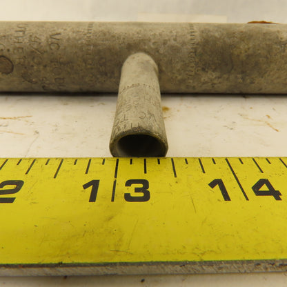 Square D 4/0-500 MCM x #6-1/0 TEE TiN Coated Copper Crimp Fitting Lot Of 6