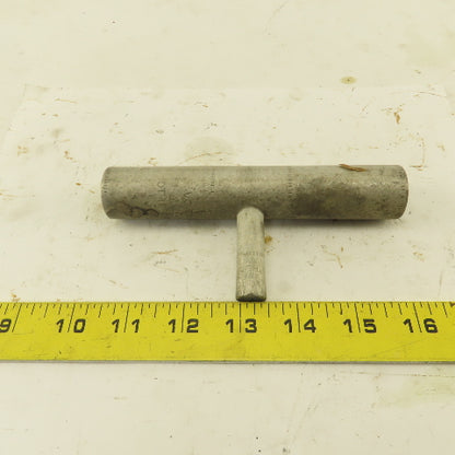 Square D 4/0-500 MCM x #6-1/0 TEE TiN Coated Copper Crimp Fitting Lot Of 6