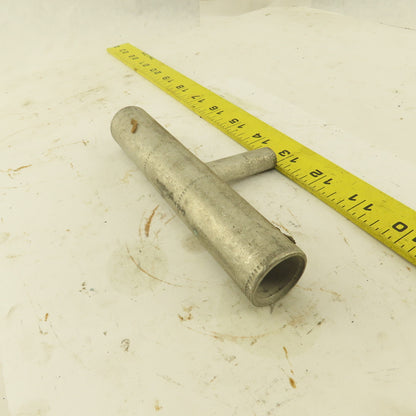 Square D 4/0-500 MCM x #6-1/0 TEE TiN Coated Copper Crimp Fitting Lot Of 6