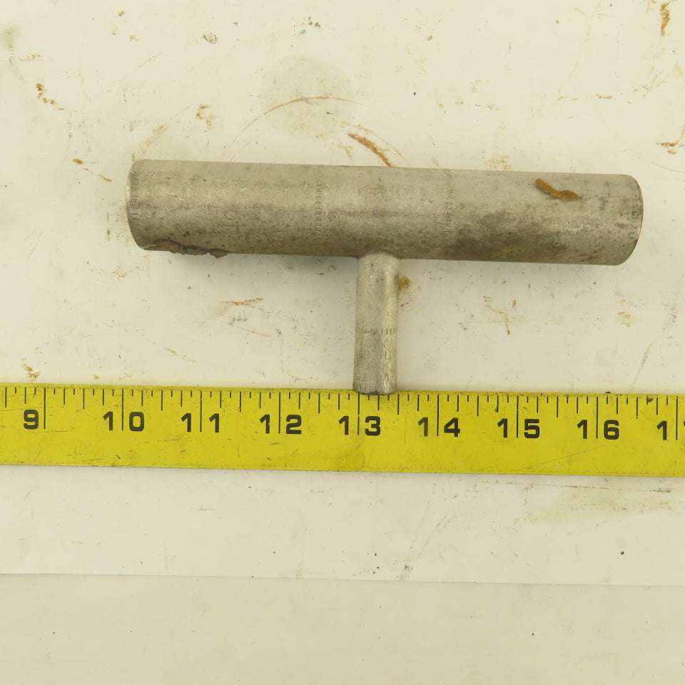 Square D 4/0-500 MCM x #6-1/0 TEE TiN Coated Copper Crimp Fitting Lot Of 6