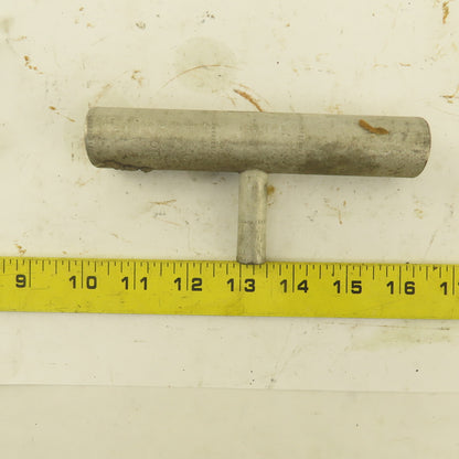 Square D 4/0-500 MCM x #6-1/0 TEE TiN Coated Copper Crimp Fitting Lot Of 6