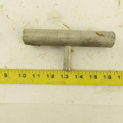 Square D 4/0-500 MCM x #6-1/0 TEE TiN Coated Copper Crimp Fitting Lot Of 6