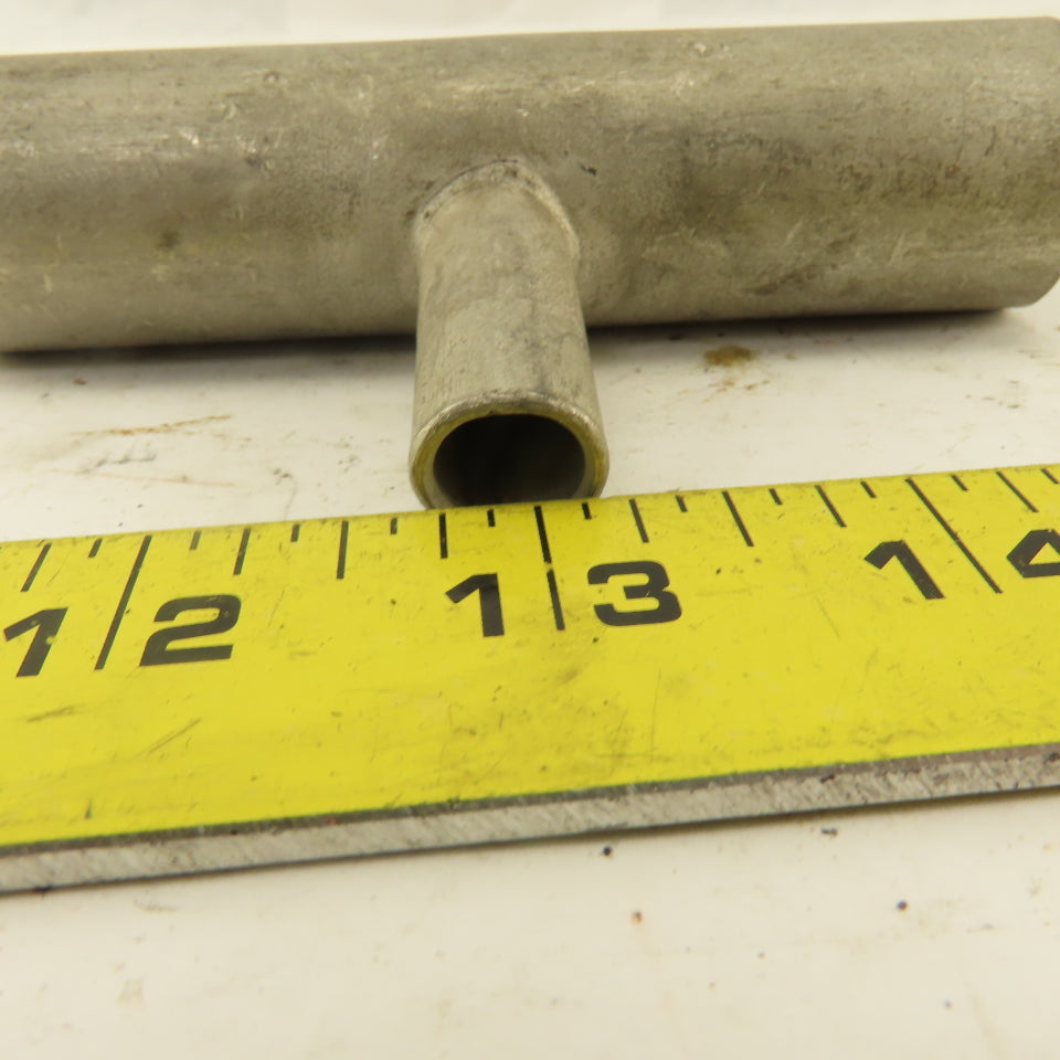 VGCT #6-1/0 x  3/0-500 MCM x  TEE TiN Coated Copper Crimp Fitting Lot Of 8