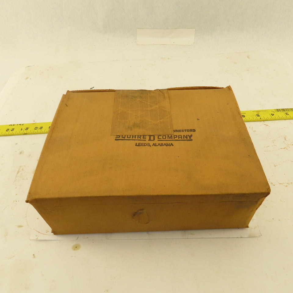 Square D VCCT-500-500 4/0-500 MCM TEE Compression TiN Coated Copper Lot Of 6