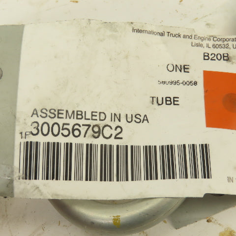 International 3005679C2 Hi Pressure To Rail Injector Tube