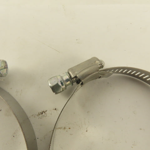 McMaster Carr Stainless Steel Worm Gear Hose Clamps 2-1/4"-3-1/4" Lot Of 18