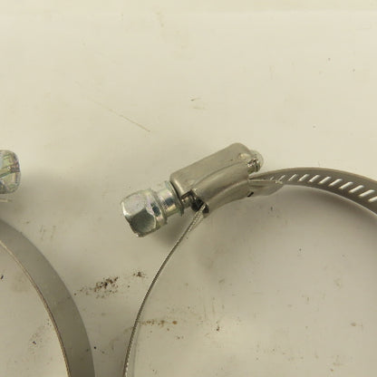McMaster Carr Stainless Steel Worm Gear Hose Clamps 2-1/4"-3-1/4" Lot Of 18