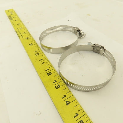 McMaster Carr Stainless Steel Worm Gear Hose Clamps 2-1/4"-3-1/4" Lot Of 18
