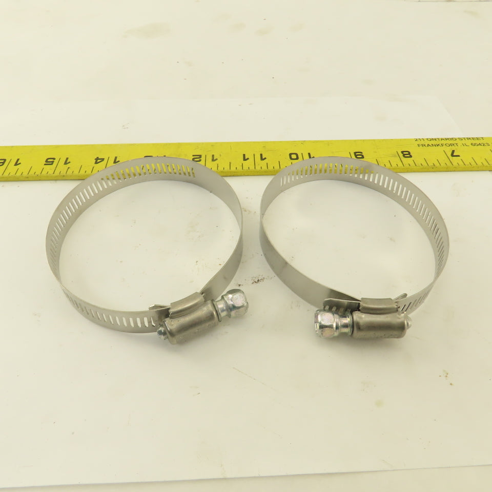 McMaster Carr Stainless Steel Worm Gear Hose Clamps 2-1/4"-3-1/4" Lot Of 18