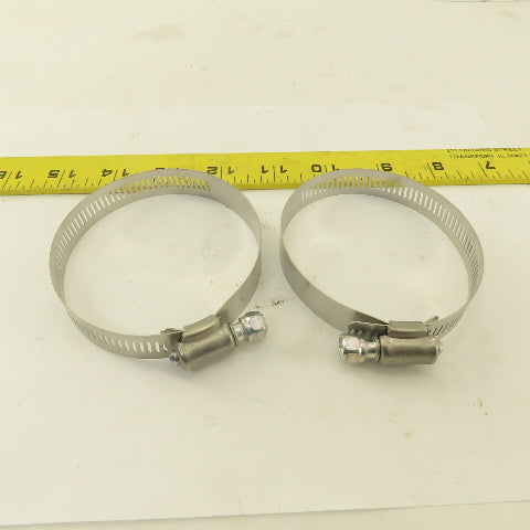 McMaster Carr Stainless Steel Worm Gear Hose Clamps 2-1/4"-3-1/4" Lot Of 18