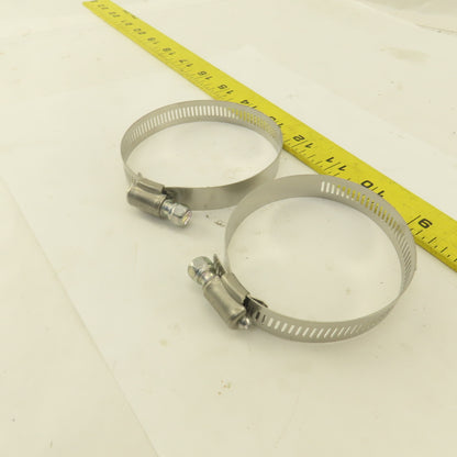 McMaster Carr Stainless Steel Worm Gear Hose Clamps 2-1/4"-3-1/4" Lot Of 18