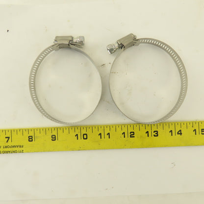McMaster Carr Stainless Steel Worm Gear Hose Clamps 2-1/4"-3-1/4" Lot Of 18