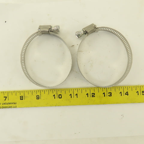 McMaster Carr Stainless Steel Worm Gear Hose Clamps 2-1/4"-3-1/4" Lot Of 18