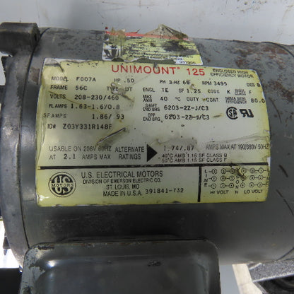 Bran Luebbe Metering Pump 1/2Hp 208-230/460V 3Ph