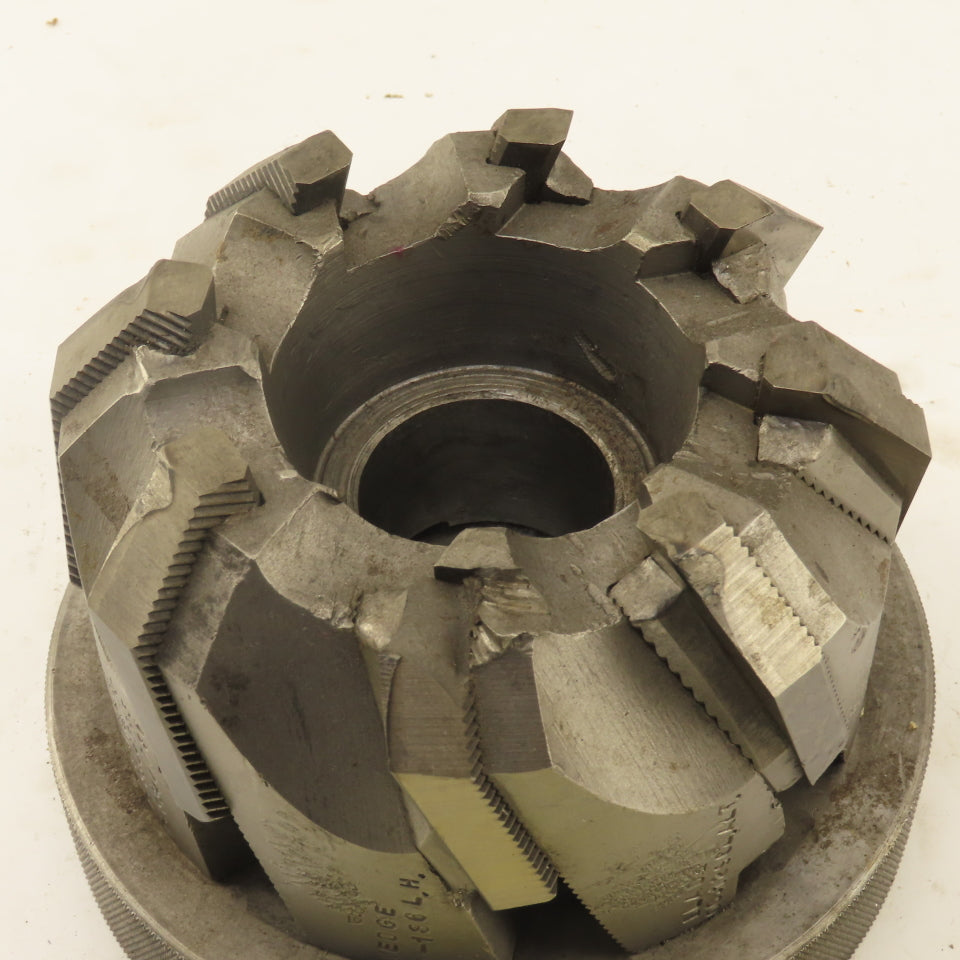 Goddard & Goddard 5" Dia. Left Hand Cut Face End Mill 1-1/2" Arbor Needs Cutters