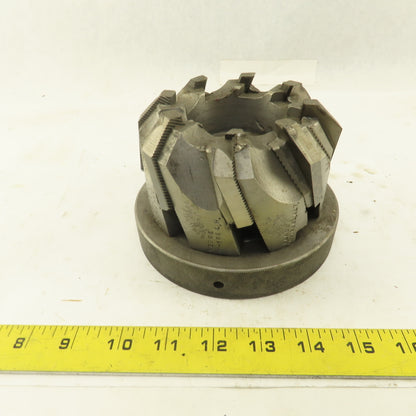 Goddard & Goddard 5" Dia. Left Hand Cut Face End Mill 1-1/2" Arbor Needs Cutters