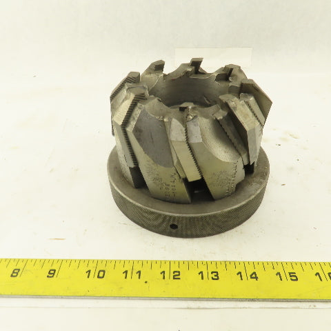 Goddard & Goddard 5" Dia. Left Hand Cut Face End Mill 1-1/2" Arbor Needs Cutters