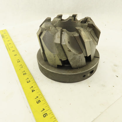 Goddard & Goddard 5" Dia. Left Hand Cut Face End Mill 1-1/2" Arbor Needs Cutters