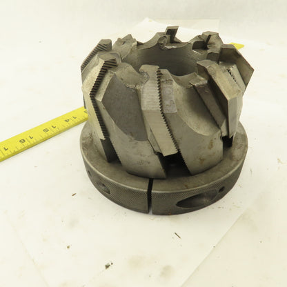 Goddard & Goddard 5" Dia. Left Hand Cut Face End Mill 1-1/2" Arbor Needs Cutters