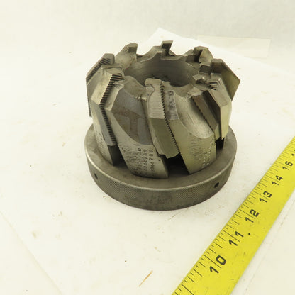Goddard & Goddard 5" Dia. Left Hand Cut Face End Mill 1-1/2" Arbor Needs Cutters