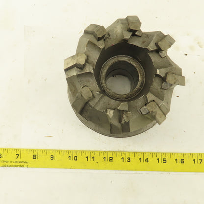 Goddard & Goddard 5" Dia. Left Hand Cut Face End Mill 1-1/2" Arbor Needs Cutters