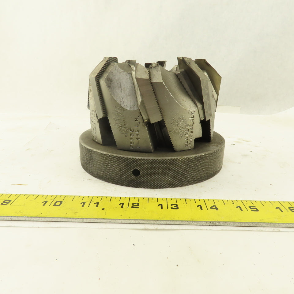 Goddard & Goddard 5" Dia. Left Hand Cut Face End Mill 1-1/2" Arbor Needs Cutters