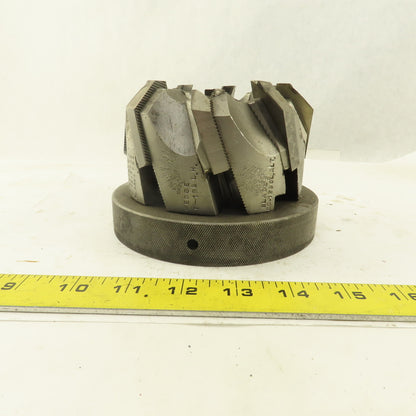 Goddard & Goddard 5" Dia. Left Hand Cut Face End Mill 1-1/2" Arbor Needs Cutters