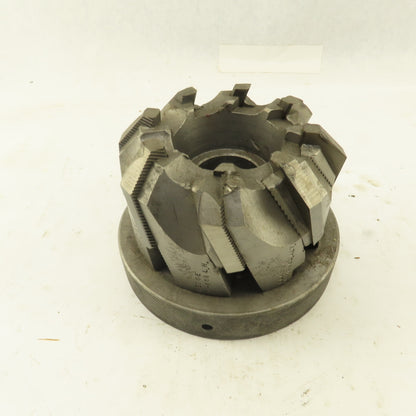 Goddard & Goddard 5" Dia. Left Hand Cut Face End Mill 1-1/2" Arbor Needs Cutters