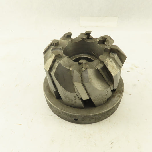 Goddard & Goddard 5" Dia. Left Hand Cut Face End Mill 1-1/2" Arbor Needs Cutters
